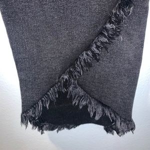 JBD High Rise Black Fringe Skinny jean 25 Waist